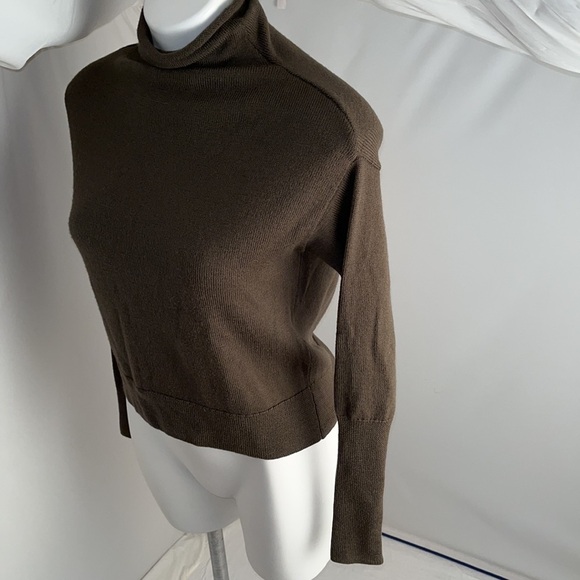 Aritzia Wilfred Cyprie turtleneck sweater in Heather Bristle XXS - Picture 3 of 12